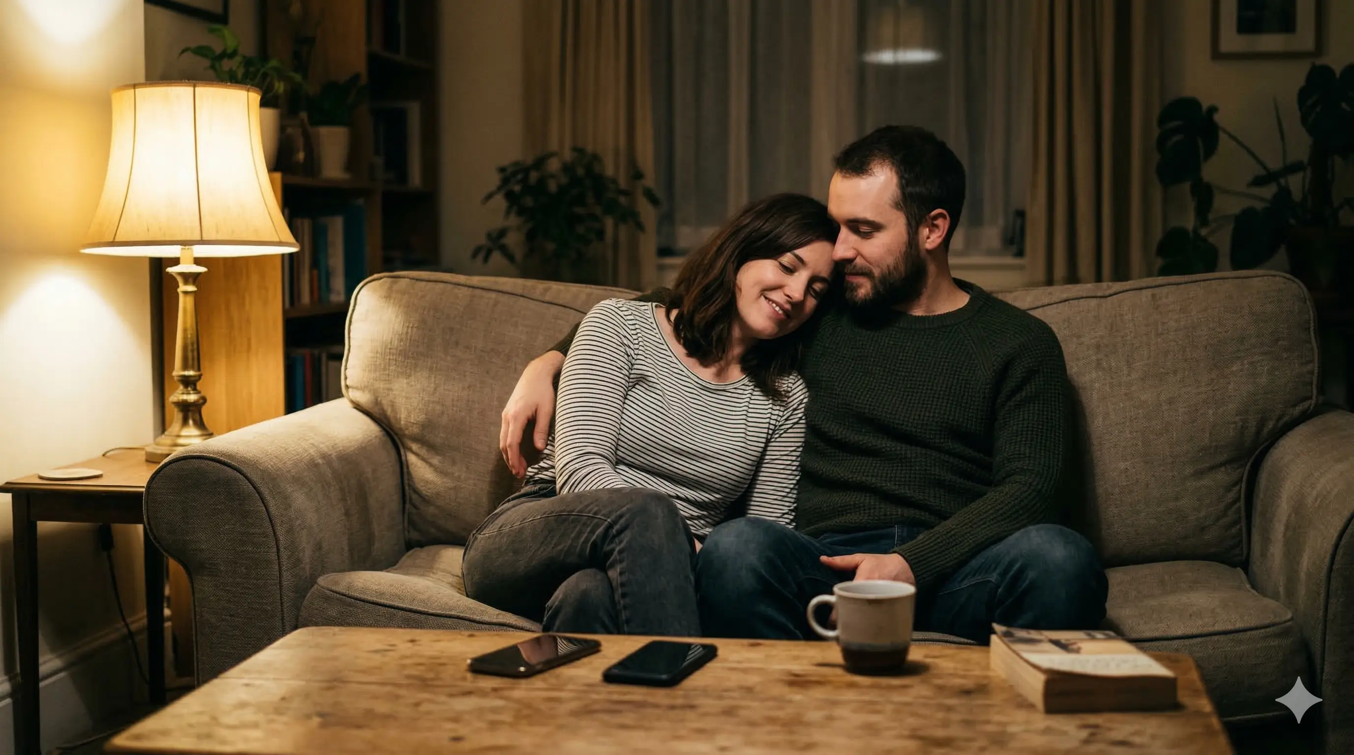 A couple spending quality time together